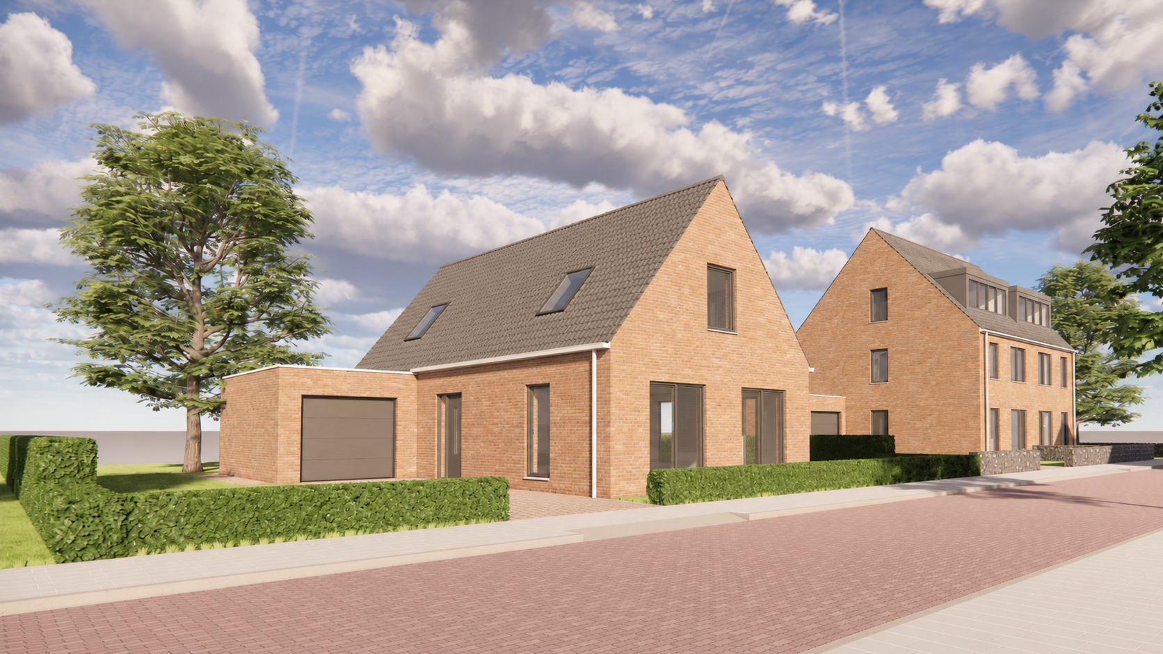 Vrijstaande woning met twee woonlagen